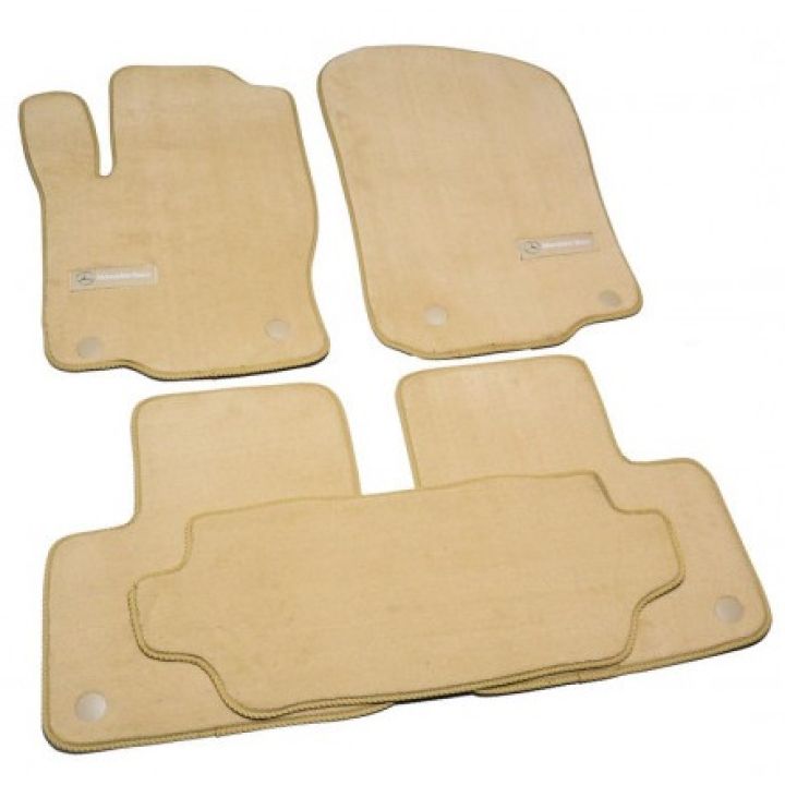 Коврики в салон для Mercedes GLE-Coupe C292 '15-19, велюровые (Фортуна)