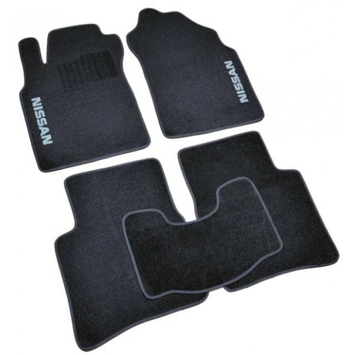 Коврики в салон для Nissan Micra '03-10, велюровые (Фортуна)