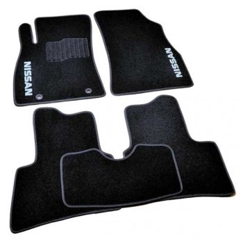 Коврики в салон для Nissan Navara '05-14, велюровые (Фортуна)