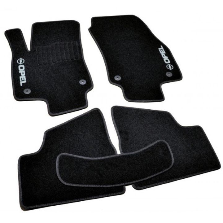 Коврики в салон для Opel Astra H '04-15, велюровые (Фортуна)