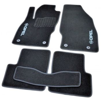 Коврики в салон для Opel Corsa D '06-14, велюровые (Фортуна)