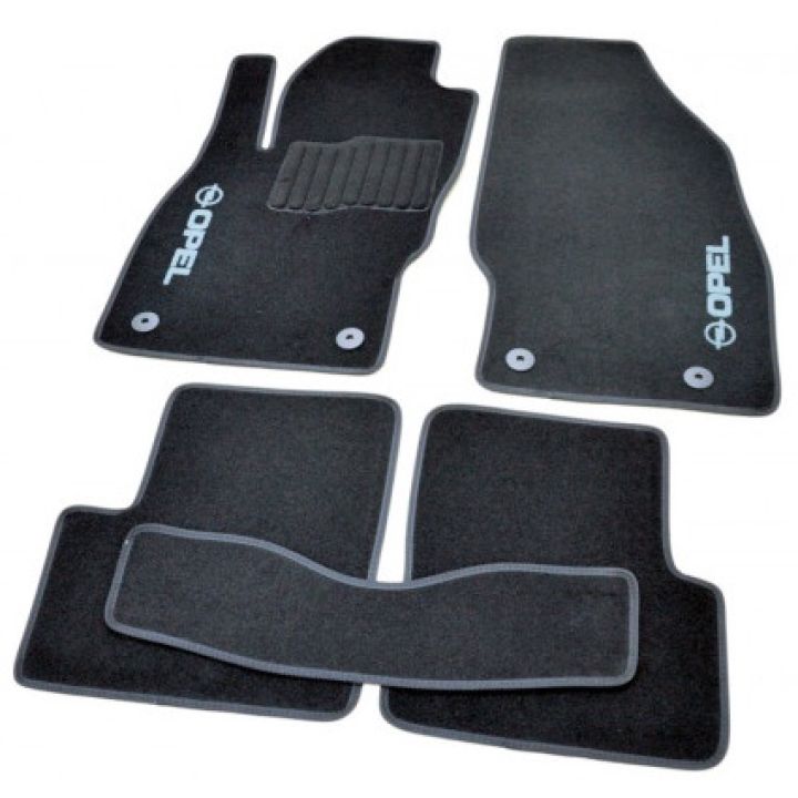 Коврики в салон для Opel Corsa D '06-14, велюровые (Фортуна)