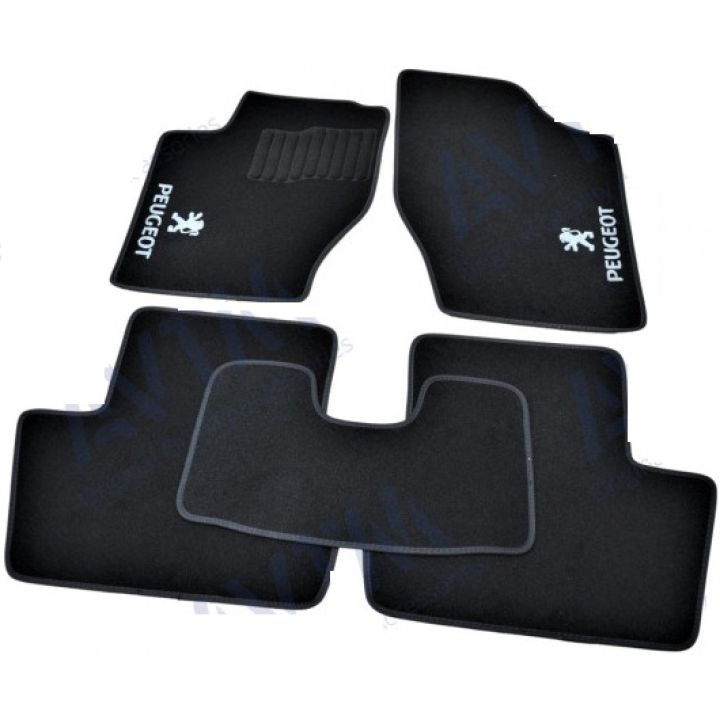 Коврики в салон для Peugeot 307 '01-07, велюровые (Фортуна)