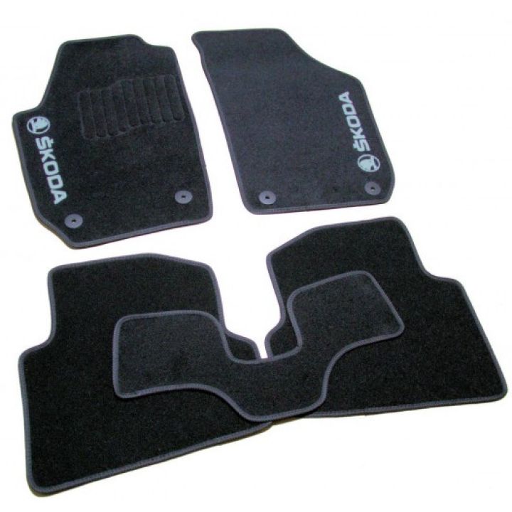 Коврики в салон для Skoda CityGo '11-, велюровые (Фортуна)