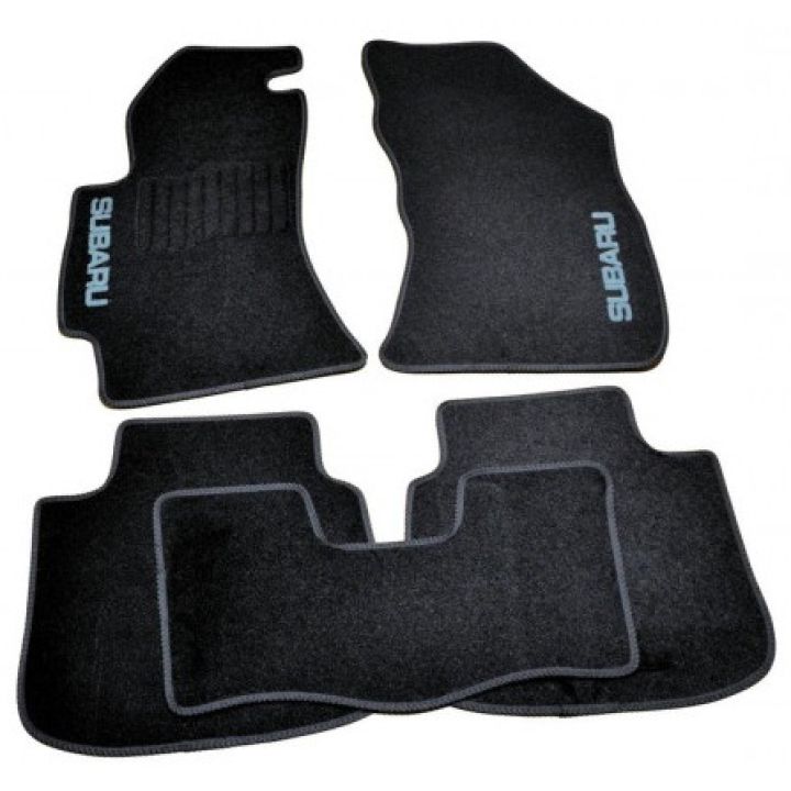 Коврики в салон для Subaru Legacy '14-20, велюровые (Фортуна)