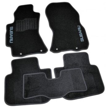 Коврики в салон для Subaru Legacy '10-14, велюровые (Фортуна)