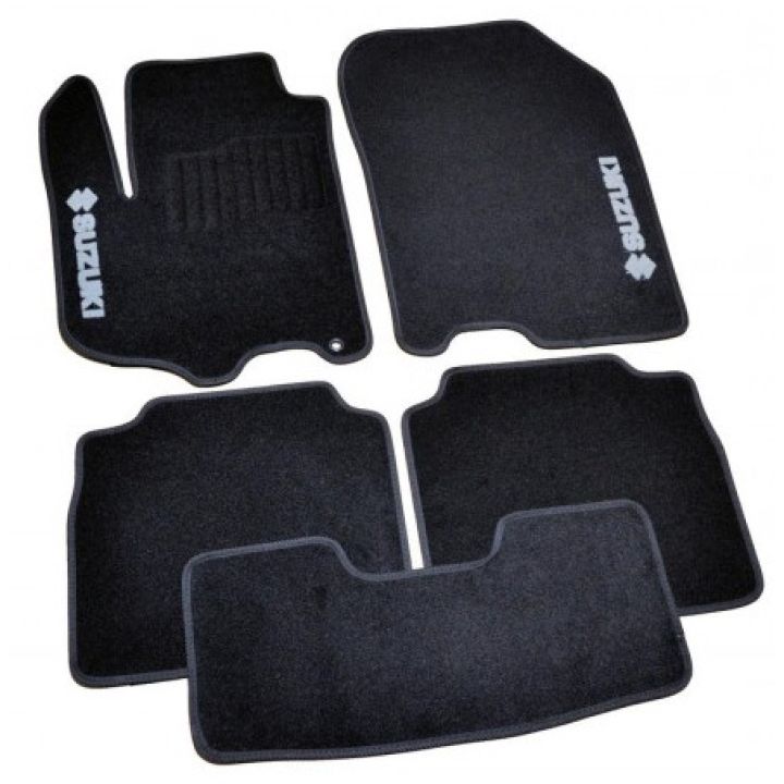 Коврики в салон для Suzuki Splash '08-15, велюровые (Фортуна)