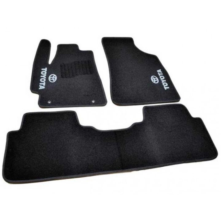 Коврики в салон для Toyota Highlander '07-13, велюровые (Фортуна)
