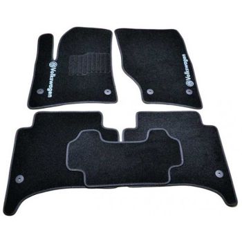 Коврики в салон для Volkswagen Touareg '02-09, велюровые (Фортуна)