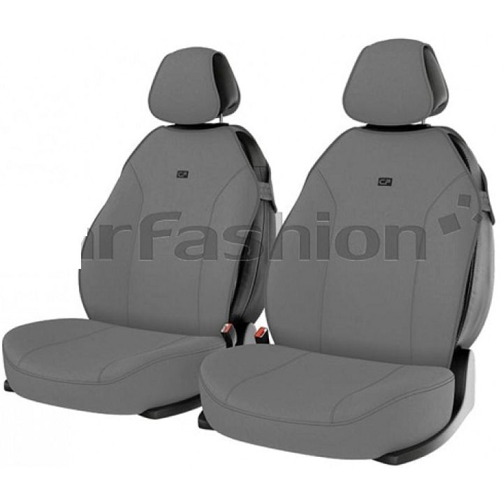 Чехлы (майки) "BINGO FRONT" на передние сиденья, серый/серый/серый (CarFashion)