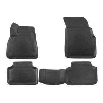 Коврики 3D в салон для Audi Q7 '15-, полиуретановые Element-Novline