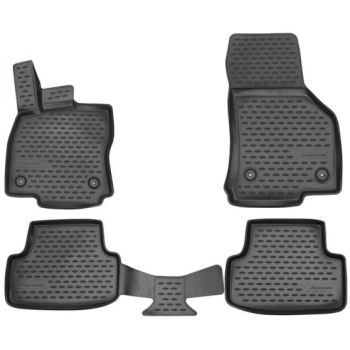 Коврики 3D в салон для Audi A3 (8V) '12-20 хетчбек, полиуретановые Element-Novline