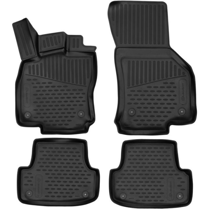 Коврики 3D в салон для Audi A3 (8V) '12-20 седан, полиуретановые Element-Novline