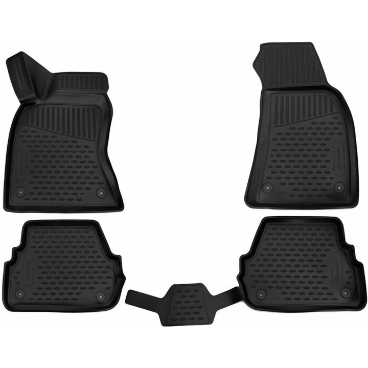 Коврики 3D в салон для Audi A6 (C5) '97-05, полиуретановые Element-Novline
