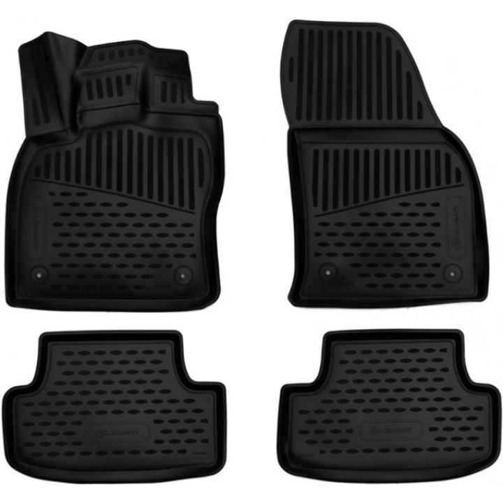 Коврики 3D в салон для Audi Q2 '16-, полиуретановые Element-Novline