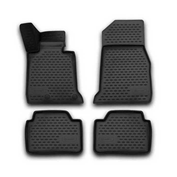 Коврики 3D в салон для BMW 1 F20 '12-19, полиуретановые Element-Novline