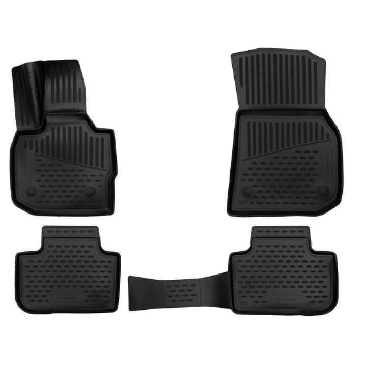 Коврики 3D в салон для BMW X3 G01 2018-, полиуретановые Element-Novline