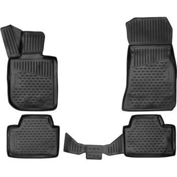 Коврики 3D в салон для BMW 3 G20 '19-, полиуретановые Element-Novline