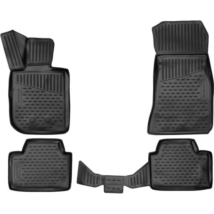 Коврики 3D в салон для BMW 3 G20 '19-, полиуретановые Element-Novline