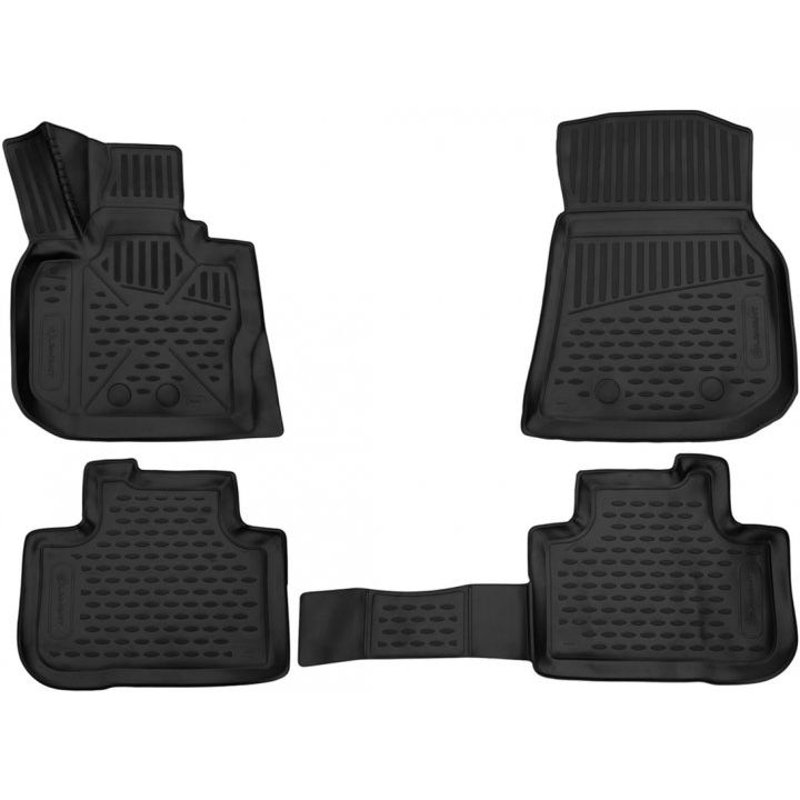 Коврики 3D в салон для BMW X4 G02 '18-, полиуретановые Element-Novline