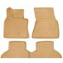Коврики в салон для BMW X5 F15 '14-18 бежевые, полиуретановые Element-Novline