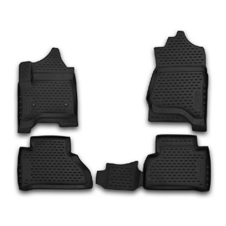 Коврики 3D в салон для Cadillac Escalade '14-, полиуретановые Element-Novline