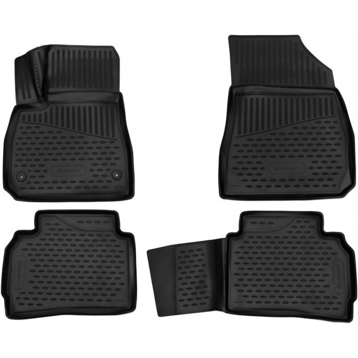 Коврики 3D в салон для Chevrolet Malibu '16-, полиуретановые Element-Novline