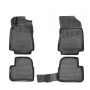 Коврики 3D в салон для Citroen C3 '17-, полиуретановые Element-Novline
