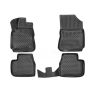 Коврики 3D в салон для Citroen C4 Cactus '14-, полиуретановые Element-Novline