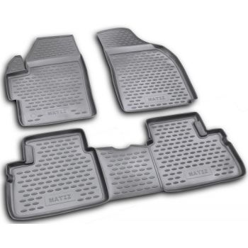 Коврики в салон для Daewoo Matiz '01-15, полиуретановые Element-Novline