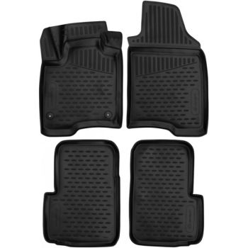 Коврики 3D в салон для Fiat Panda '12-, полиуретановые Element-Novline