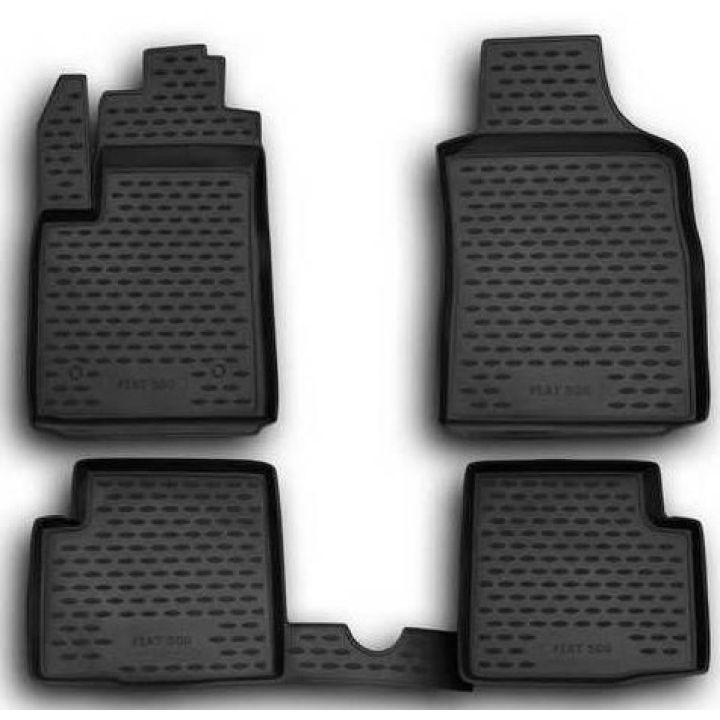 Коврики в салон для Fiat 500 '08-, полиуретановые Element-Novline