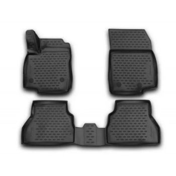 Коврики 3D в салон для Ford B-Max '12-, полиуретановые Element-Novline