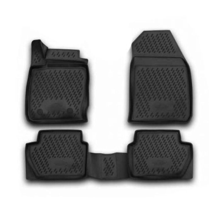 Коврики 3D в салон для Ford Ecosport '15-, полиуретановые Element-Novline