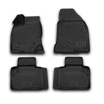 Коврики 3D в салон для Ford Edge '06-16, полиуретановые Element-Novline