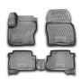 Коврики 3D в салон для Ford Kuga '13-19, полиуретановые Element-Novline