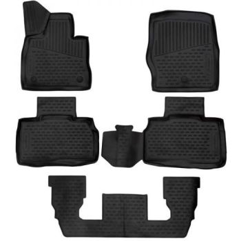 Коврики 3D в салон для Ford Explorer 6 '20-, полиуретановые Element-Novline