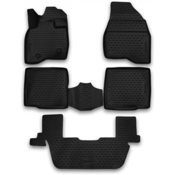Коврики в салон для Ford Explorer '15-19, полиуретановые Element-Novline