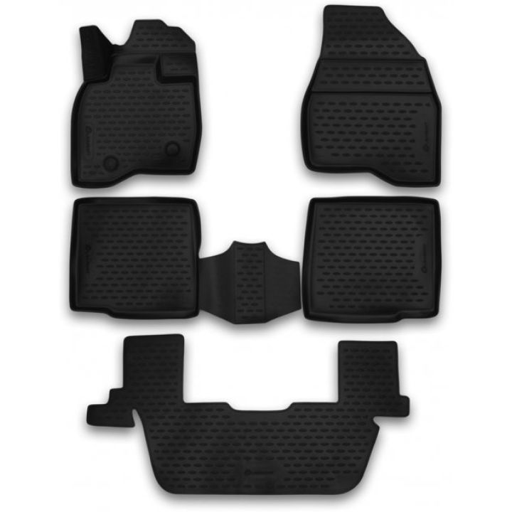 Коврики в салон для Ford Explorer '15-19, полиуретановые Element-Novline
