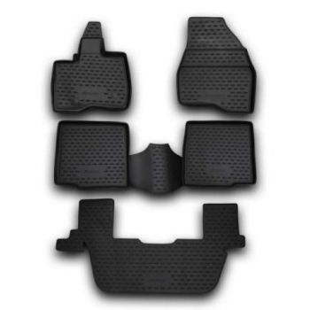 Коврики в салон для Ford Explorer '11-19, полиуретановые Element-Novline