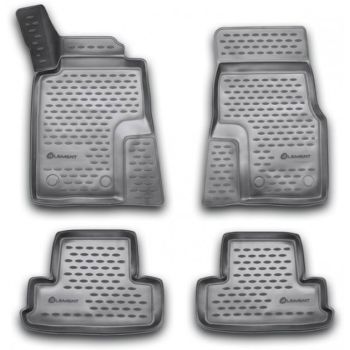 Коврики 3D в салон для Ford Mustang '10-13, полиуретановые Element-Novline