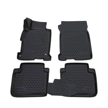 Коврики 3D в салон для Honda Accord 9 '13-17, полиуретановые Element-Novline