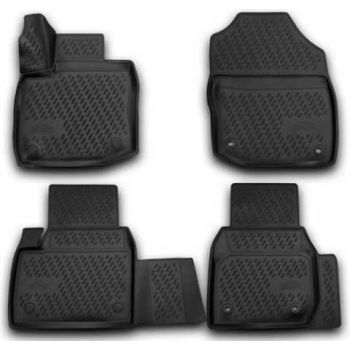 Коврики 3D в салон для Honda Civic 5D '12-17, полиуретановые Element-Novline