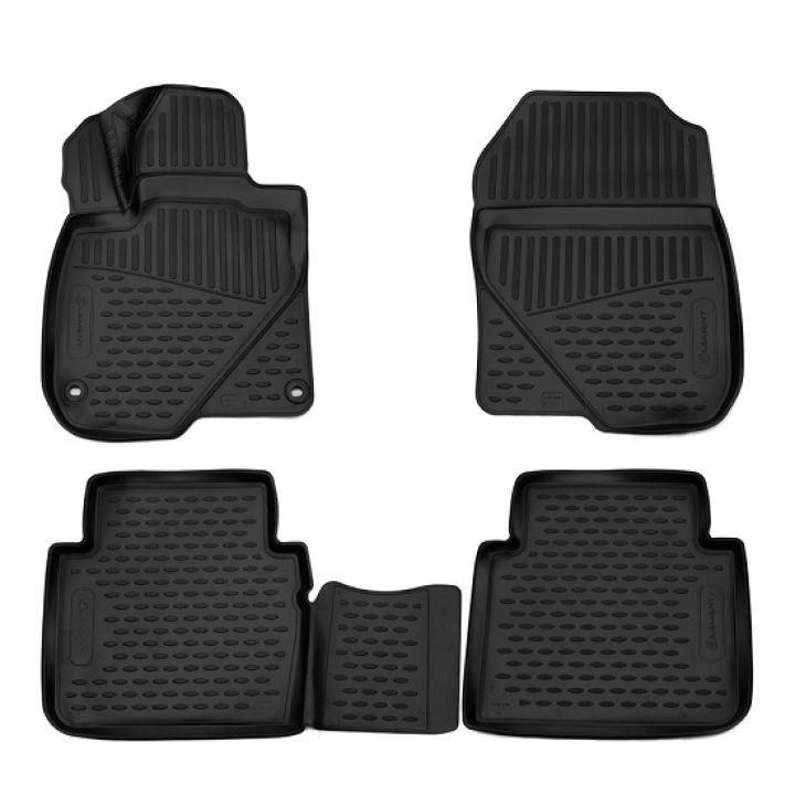 Коврики 3D в салон для Honda CR-V '17-, полиуретановые Element-Novline