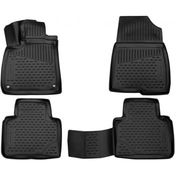 Коврики 3D в салон для Honda Accord 10 '18- USA, полиуретановые Element-Novline