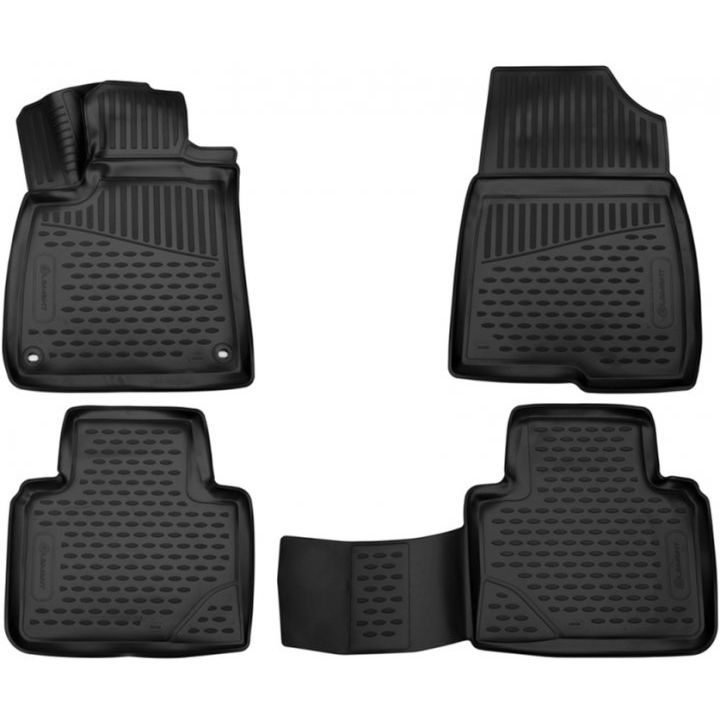 Коврики 3D в салон для Honda Accord 10 '18- USA, полиуретановые Element-Novline