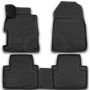 Коврики 3D в салон для Honda Civic 4D '12-17, полиуретановые Element-Novline