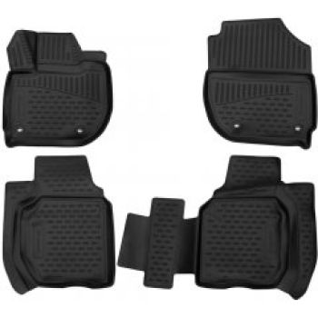 Коврики 3D в салон для Honda Jazz '15-, полиуретановые Element-Novline