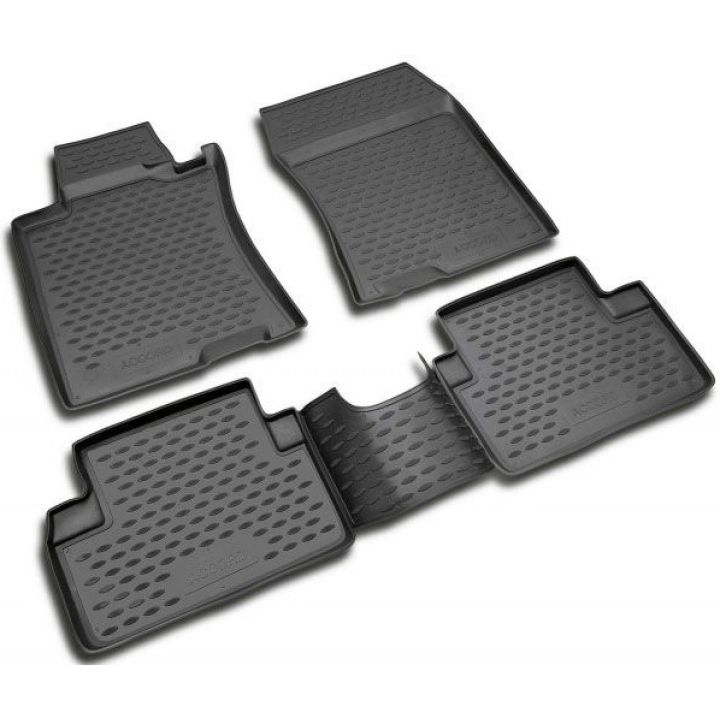 Коврики в салон для Honda Accord 8 '08-13 EUR, полиуретановые Element-Novline