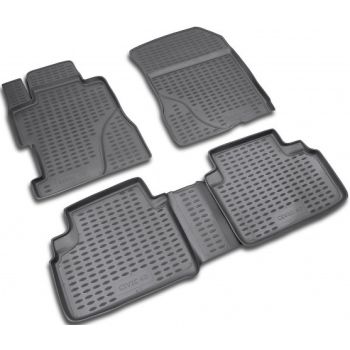 Коврики в салон для Honda Civic 4D '06-12, полиуретановые Element-Novline